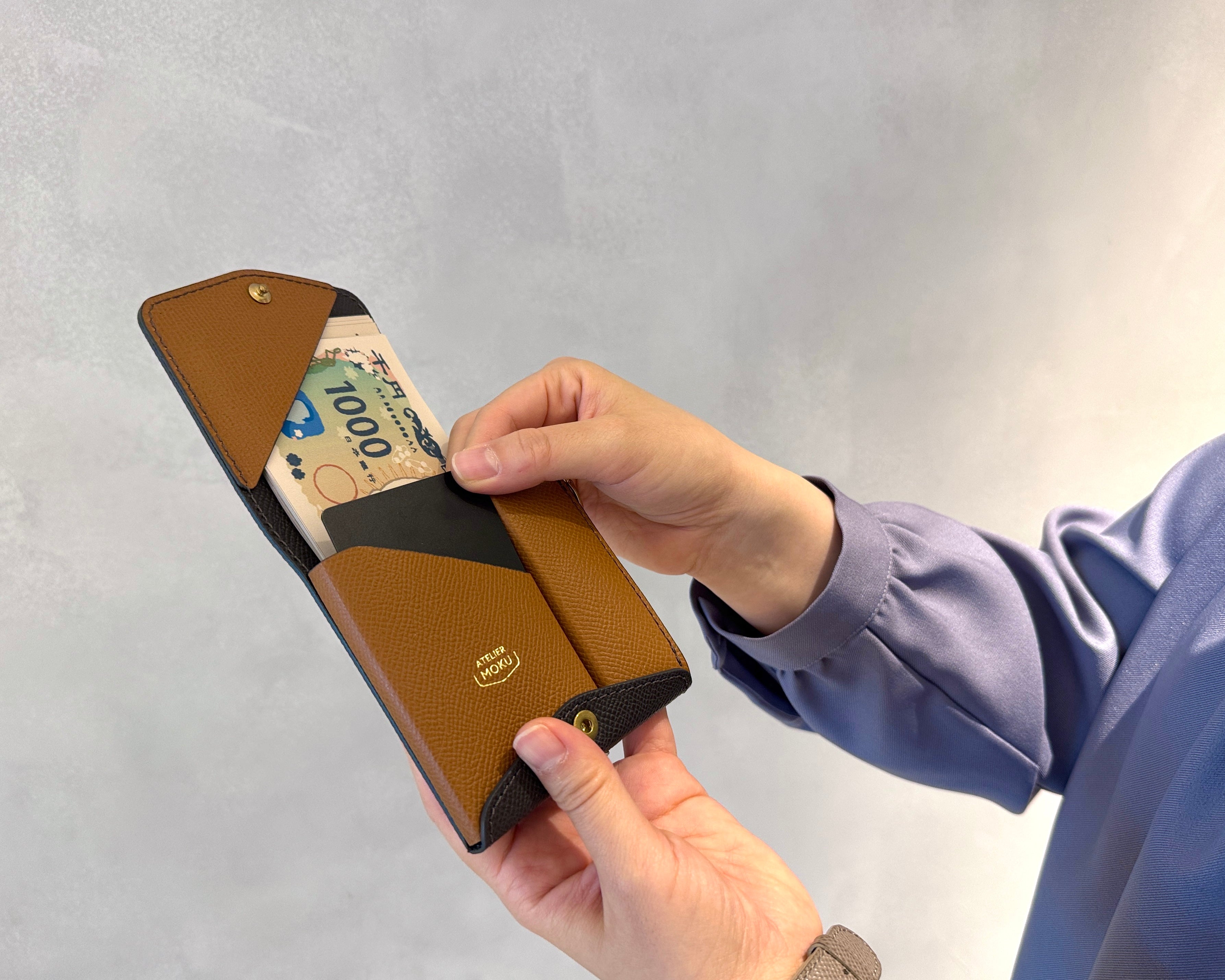 Small and thin wallet SAKU ver.3 Plus VeauEpsom