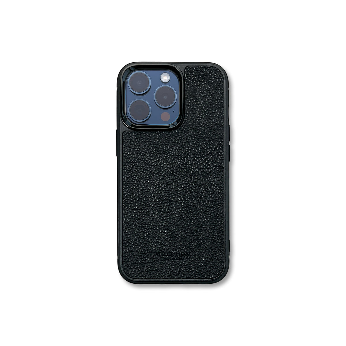 iPhoneケース Moshi 黒桟革