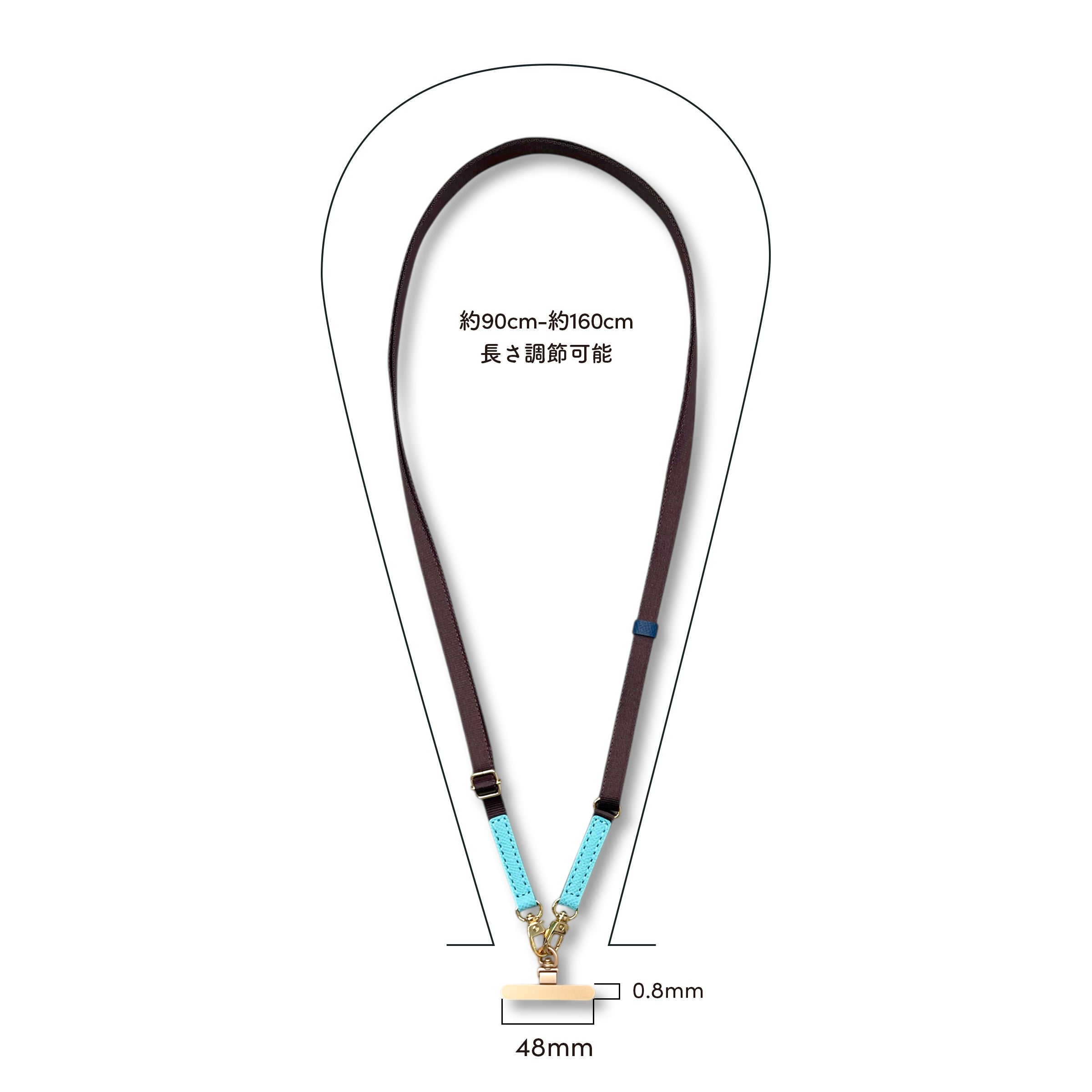 スマホショルダーストラップ Syorun VeauEpsom