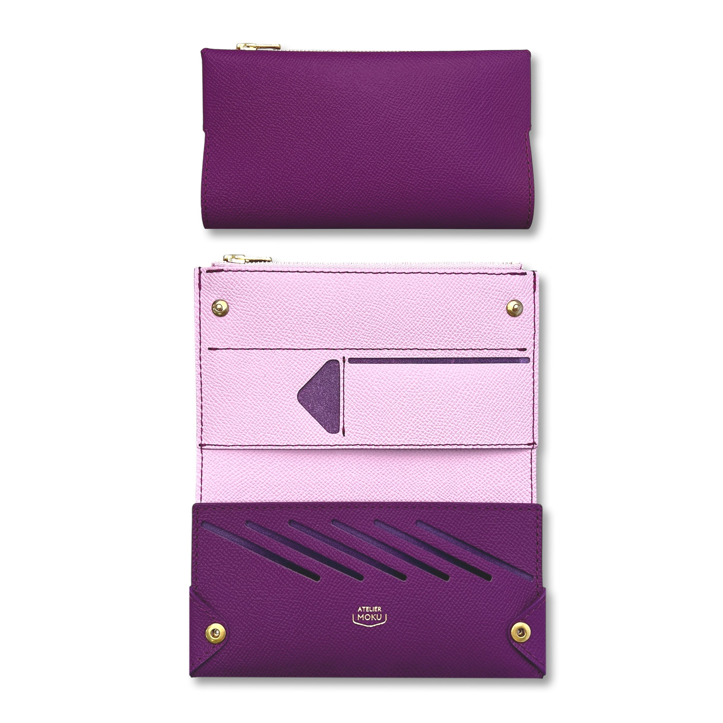 小而薄的長皮夾 UNO ver.2 Plus VeauEpsom