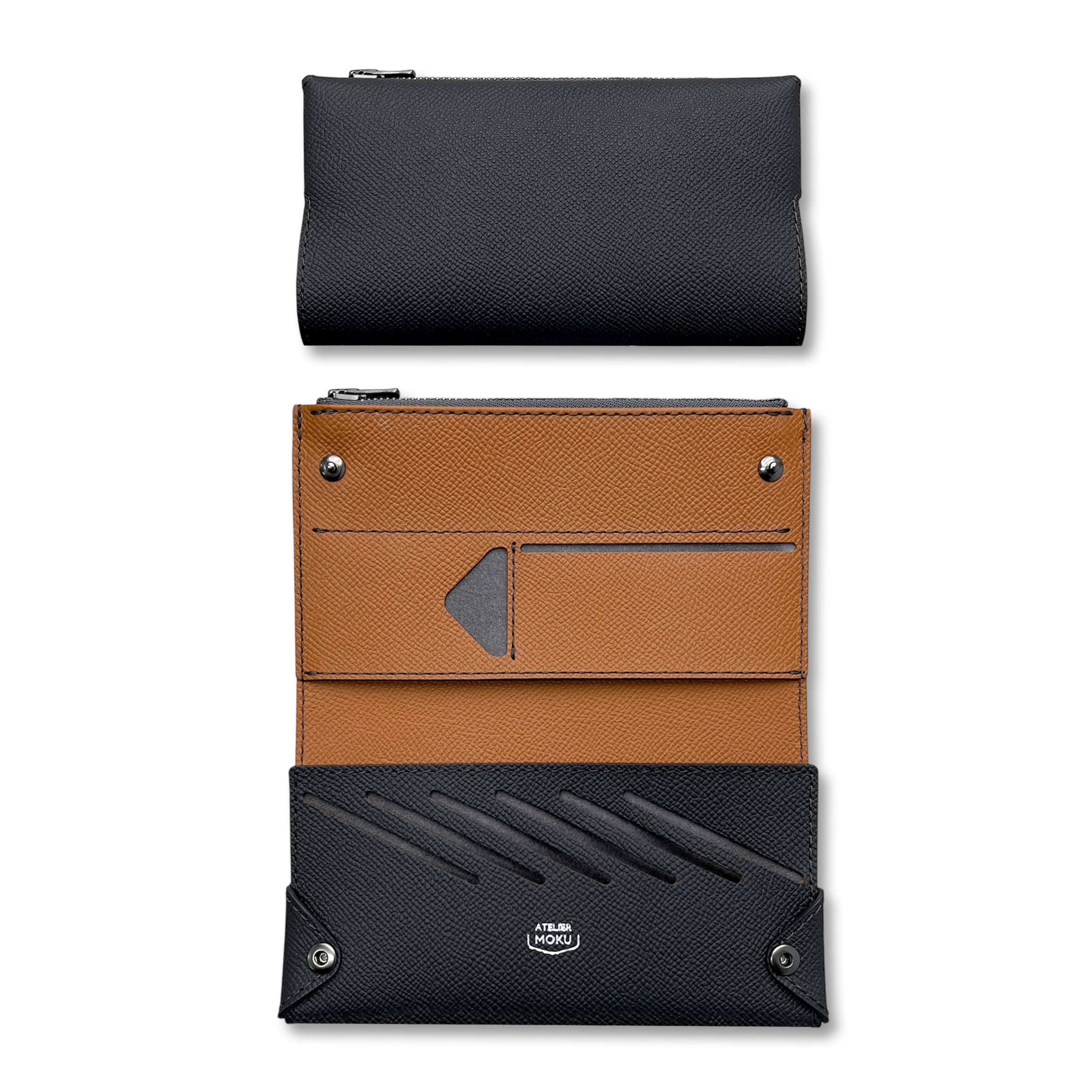 小さく薄い長財布UNO ver.2 Plus VeauEpsom バイカラー