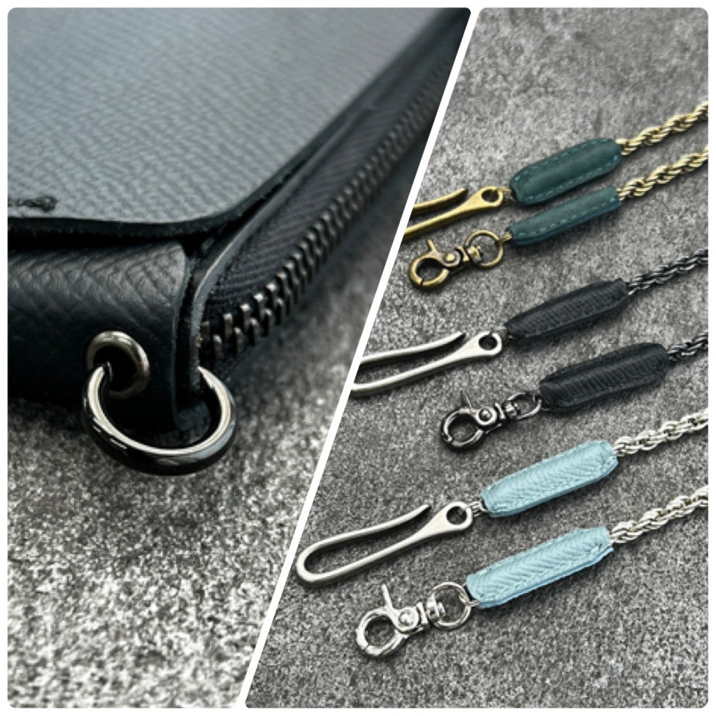 セット購入専用]ストラップホール加工＋ウォレットチェーン(予約品/6