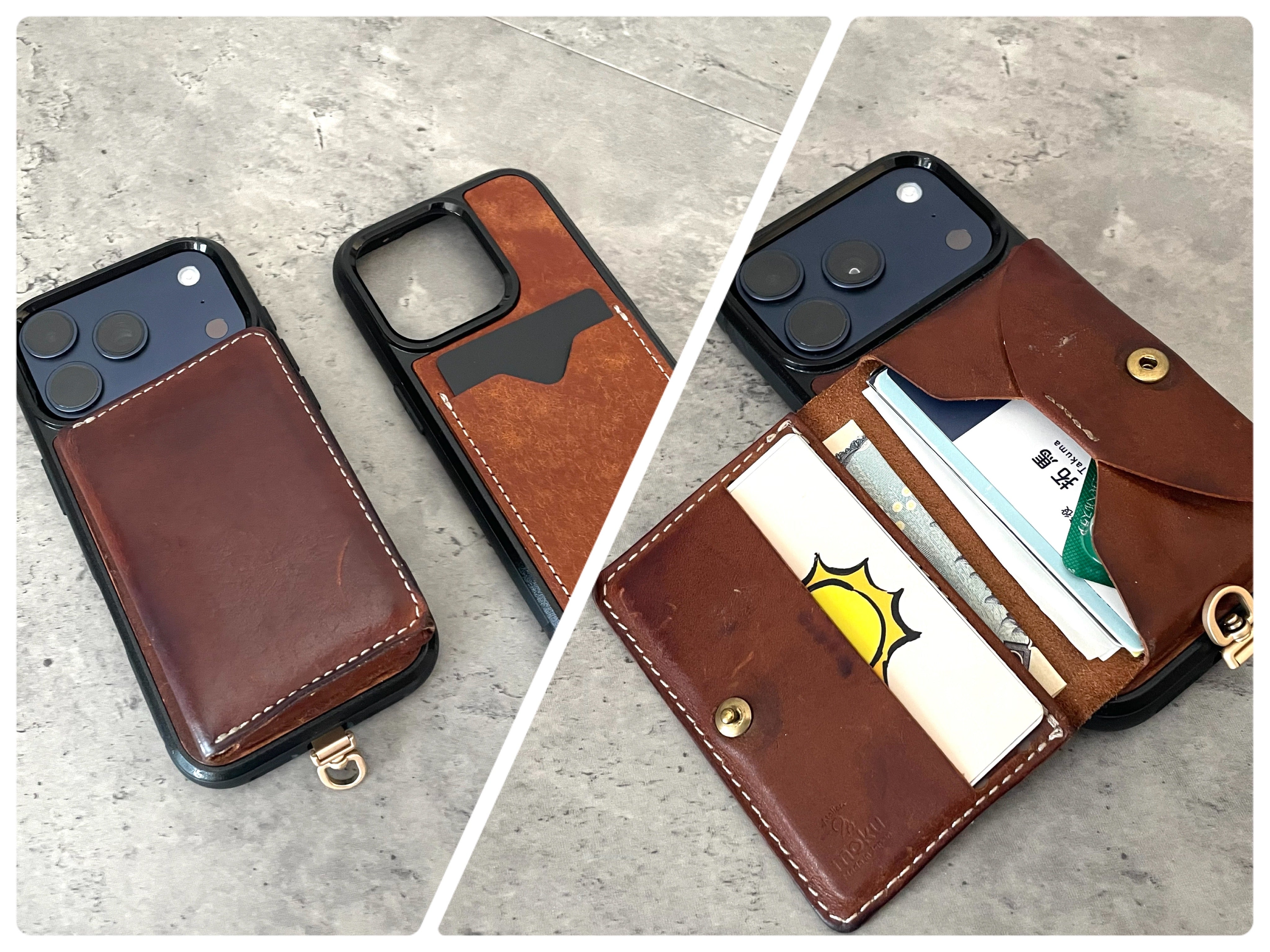 MOKUスタッフの愛用品#1　クマ店長：iPhone一体型カードウォレットMotto