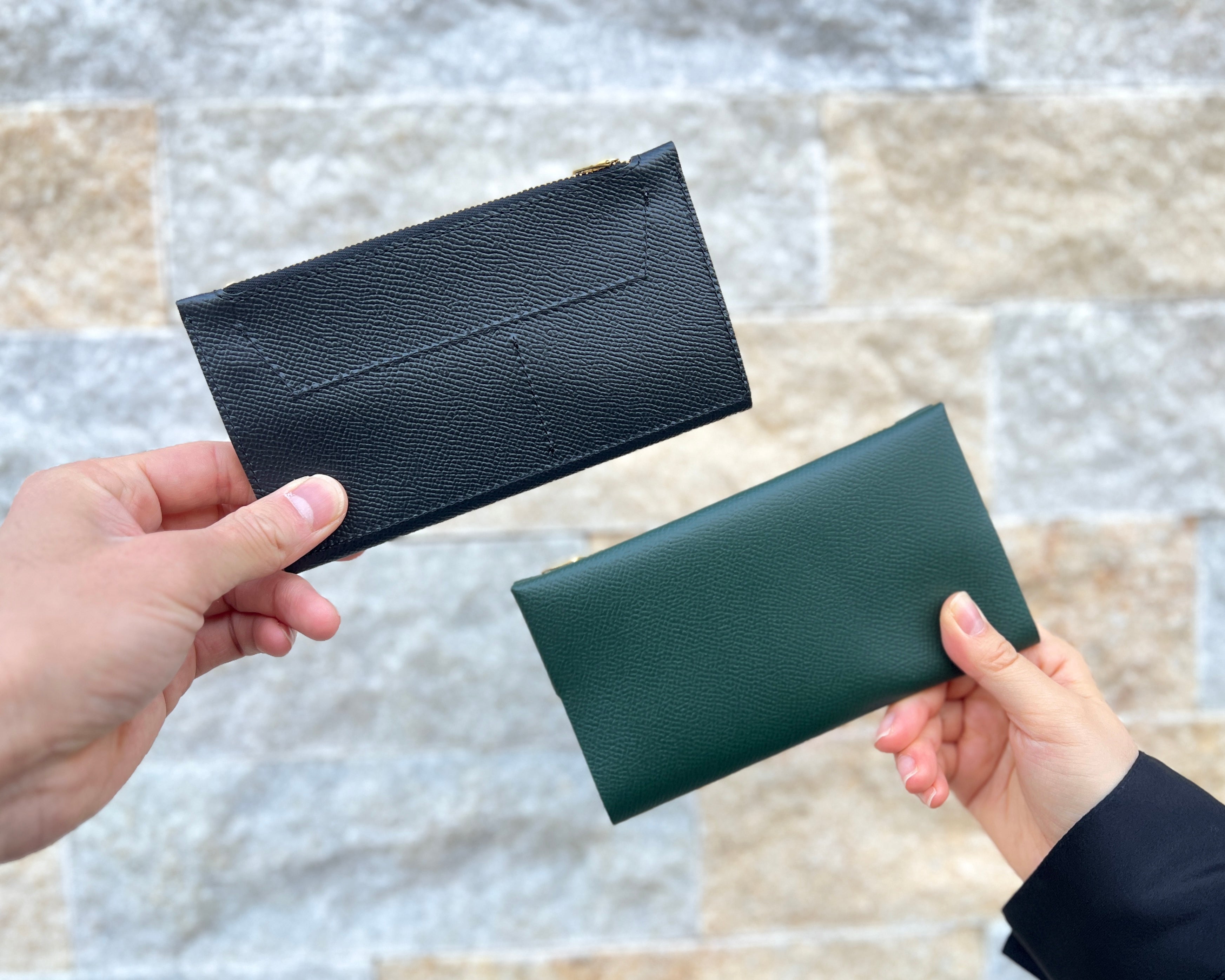 Small and thin long wallet Uno Noblessa