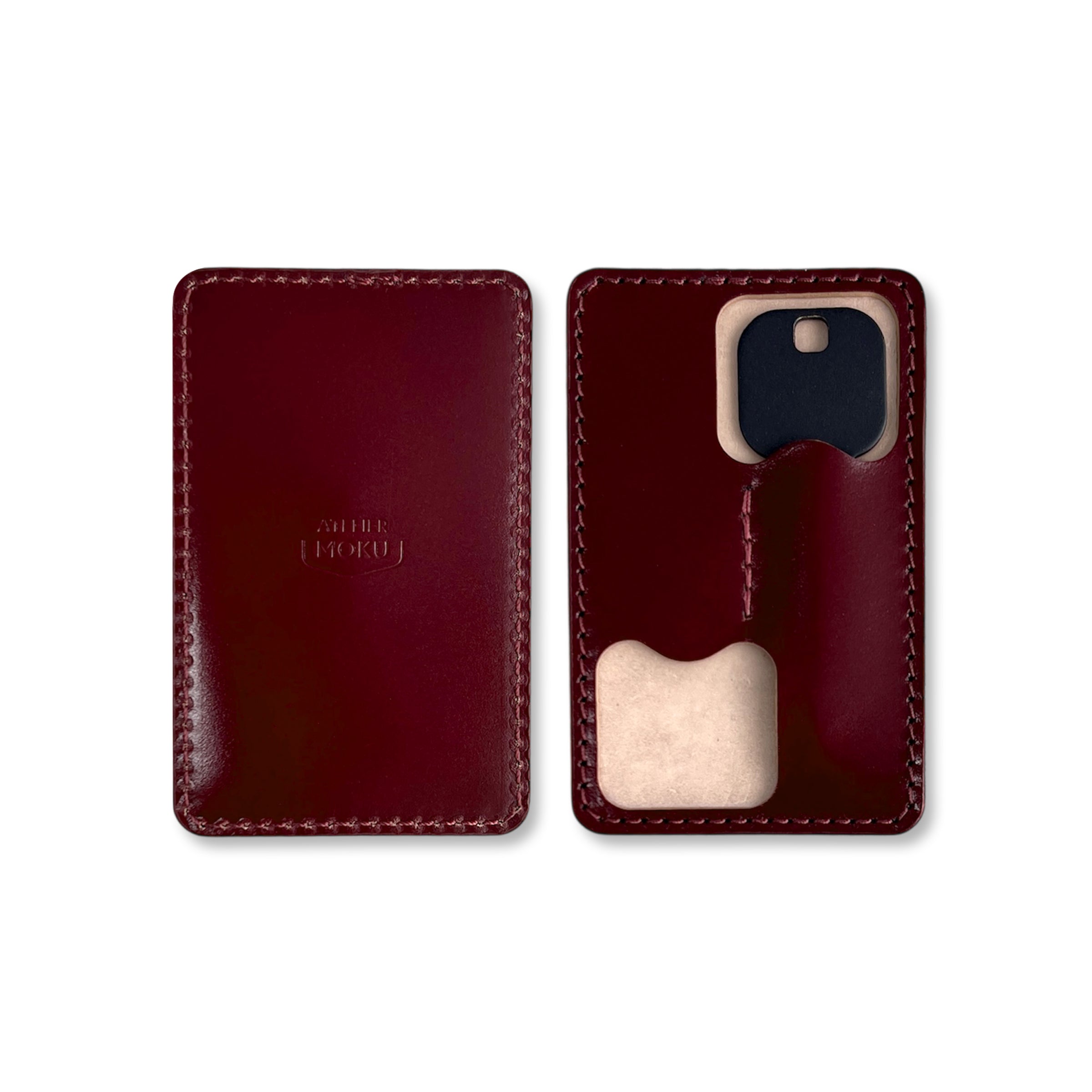 セット割]カード型キーケース Kachan Cordovan