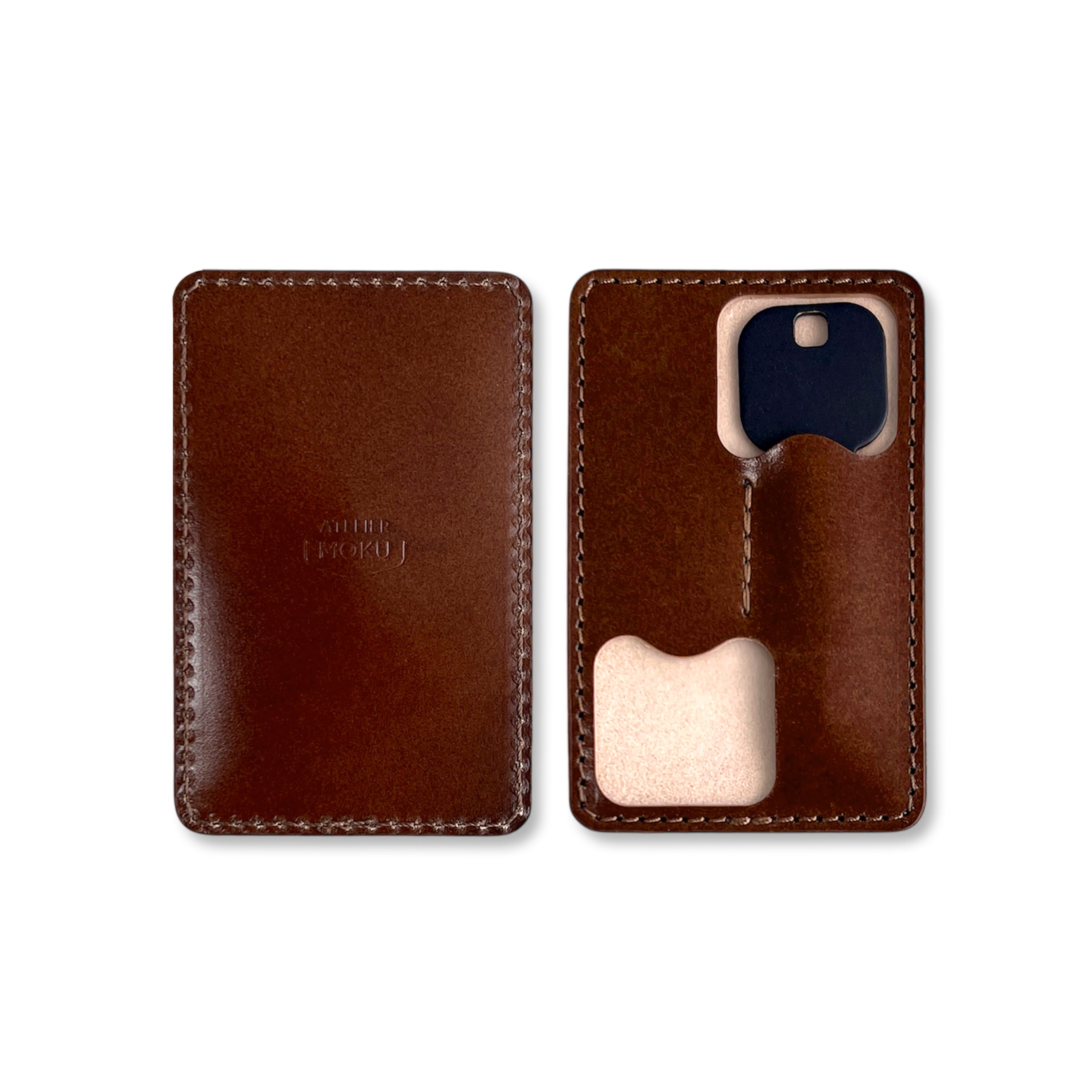 セット割]カード型キーケース Kachan Cordovan