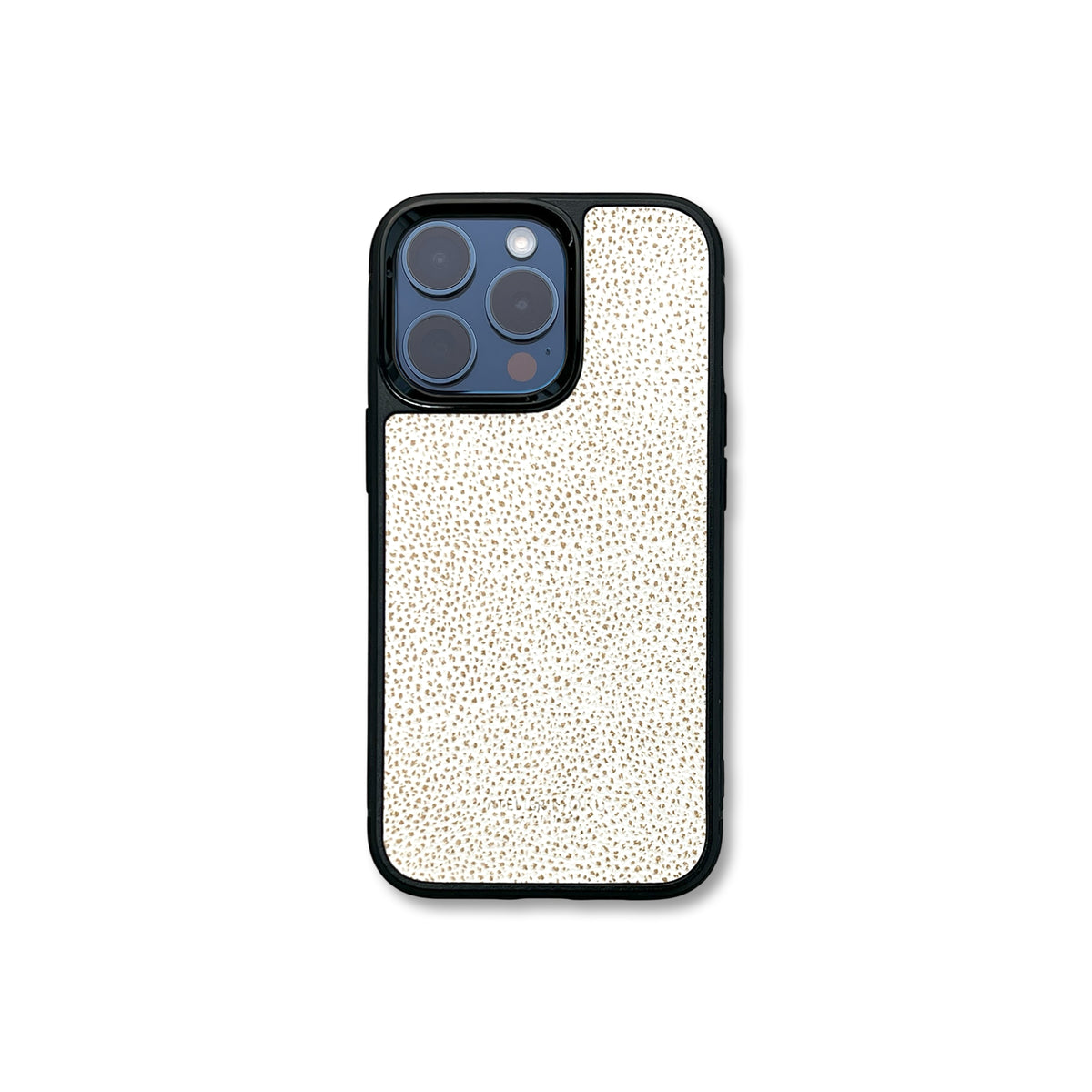 iPhoneケース Moshi 黒桟革