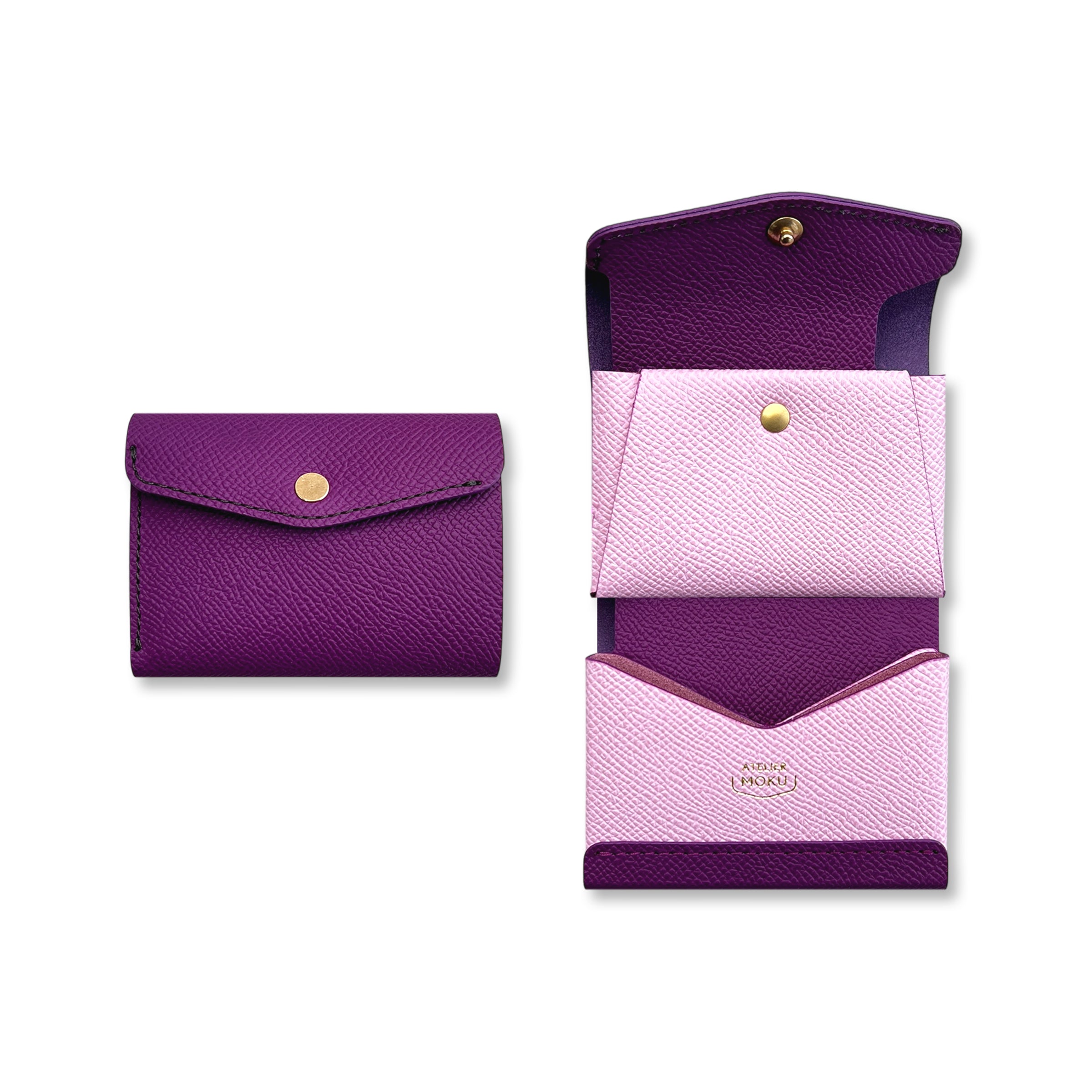 三つ折りミニ財布PALUMO VeauEpsom バイカラー