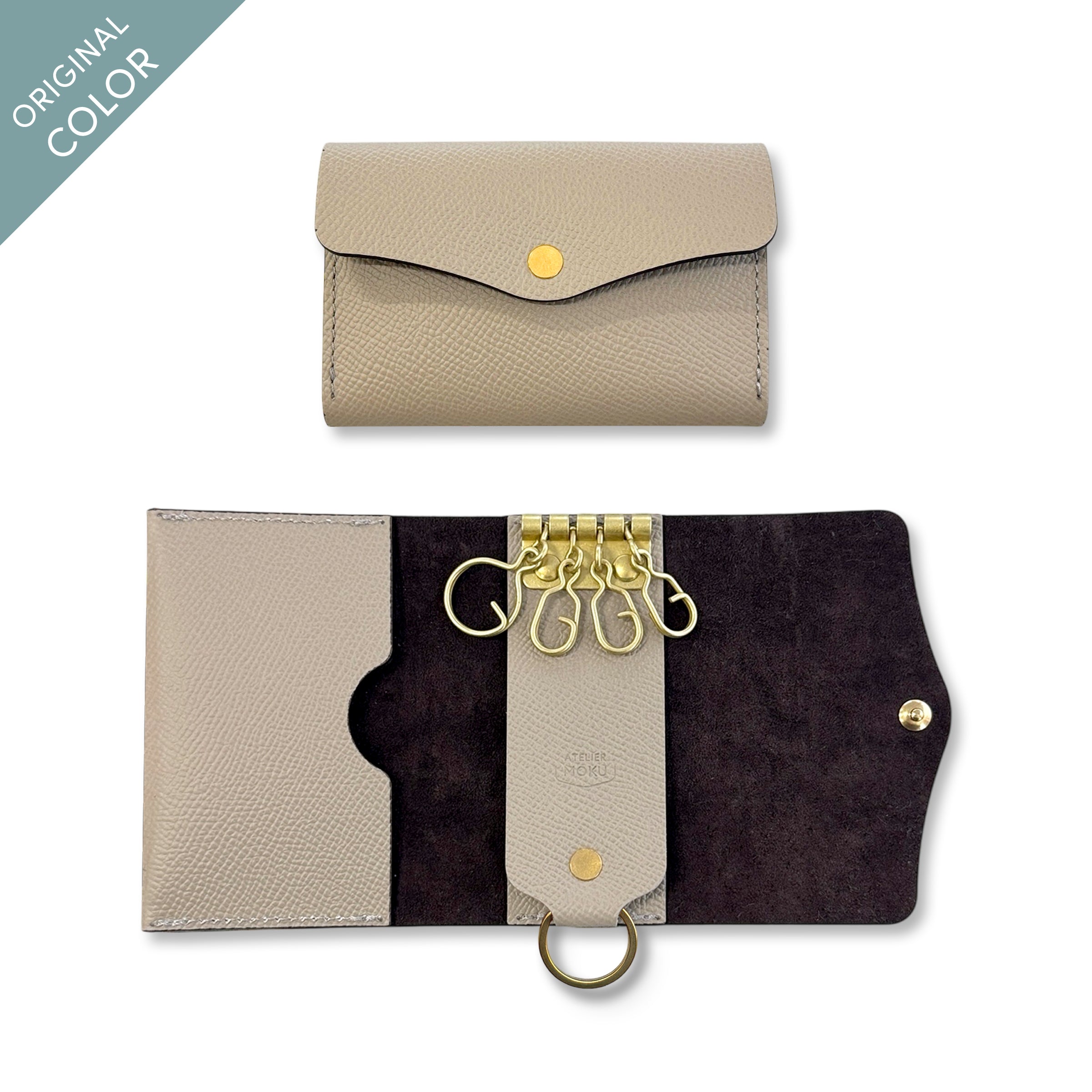 Atelier Moku キーケース ペトローリオ 新品 オプション】名入れ