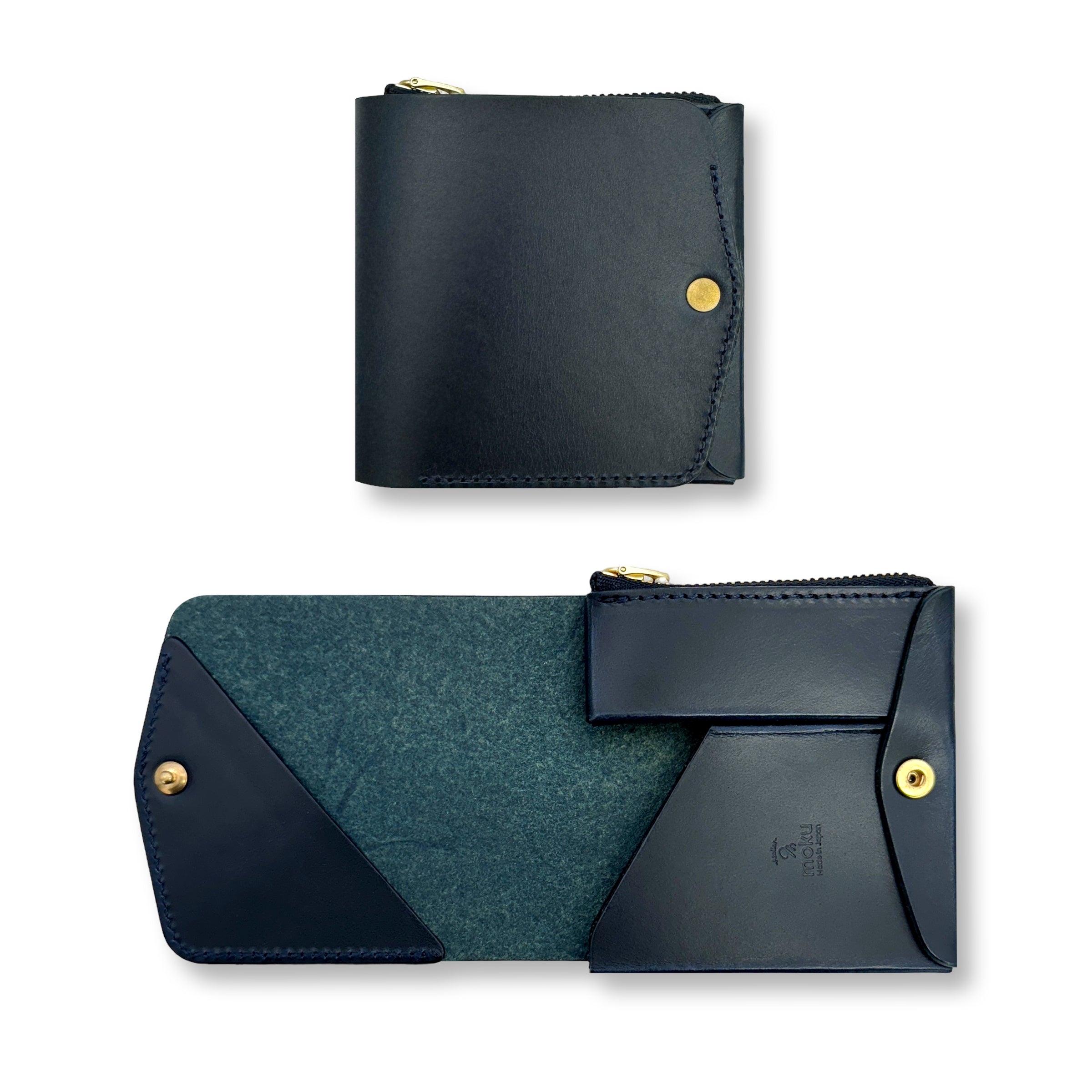 【新作】小さく薄い財布 Saku ver.3 新品未使用色ブルー系