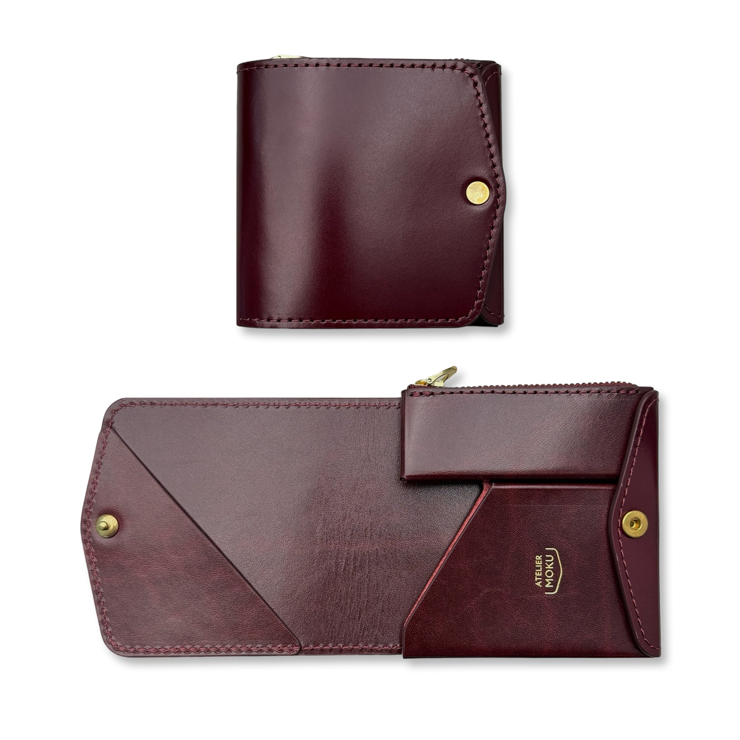 Small and thin wallet Saku ver.3 Plus Cordovan