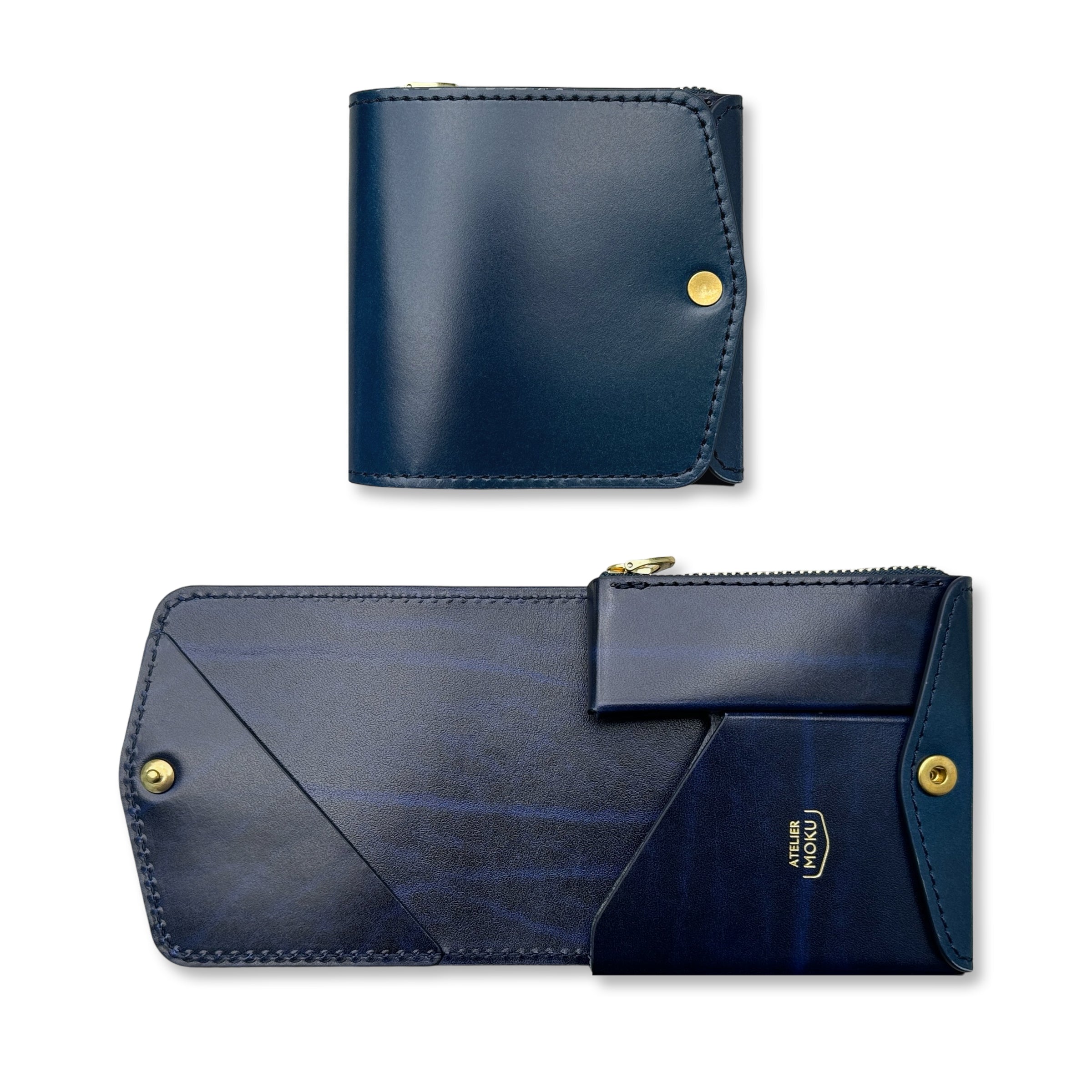 Small and thin wallet Saku ver.3 Plus Cordovan