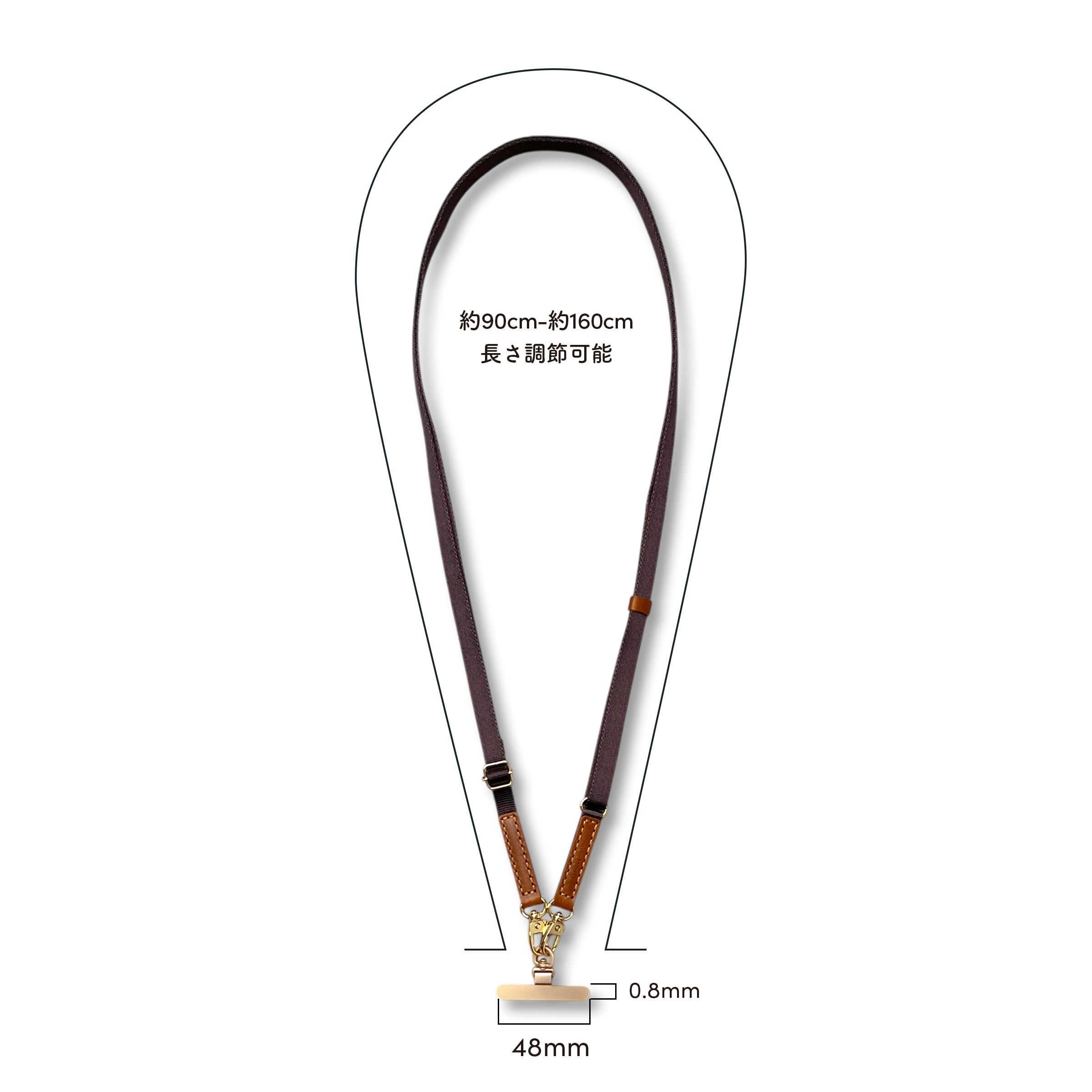 [4/18(土)予約開始]スマホショルダーストラップ Syorun Buttero