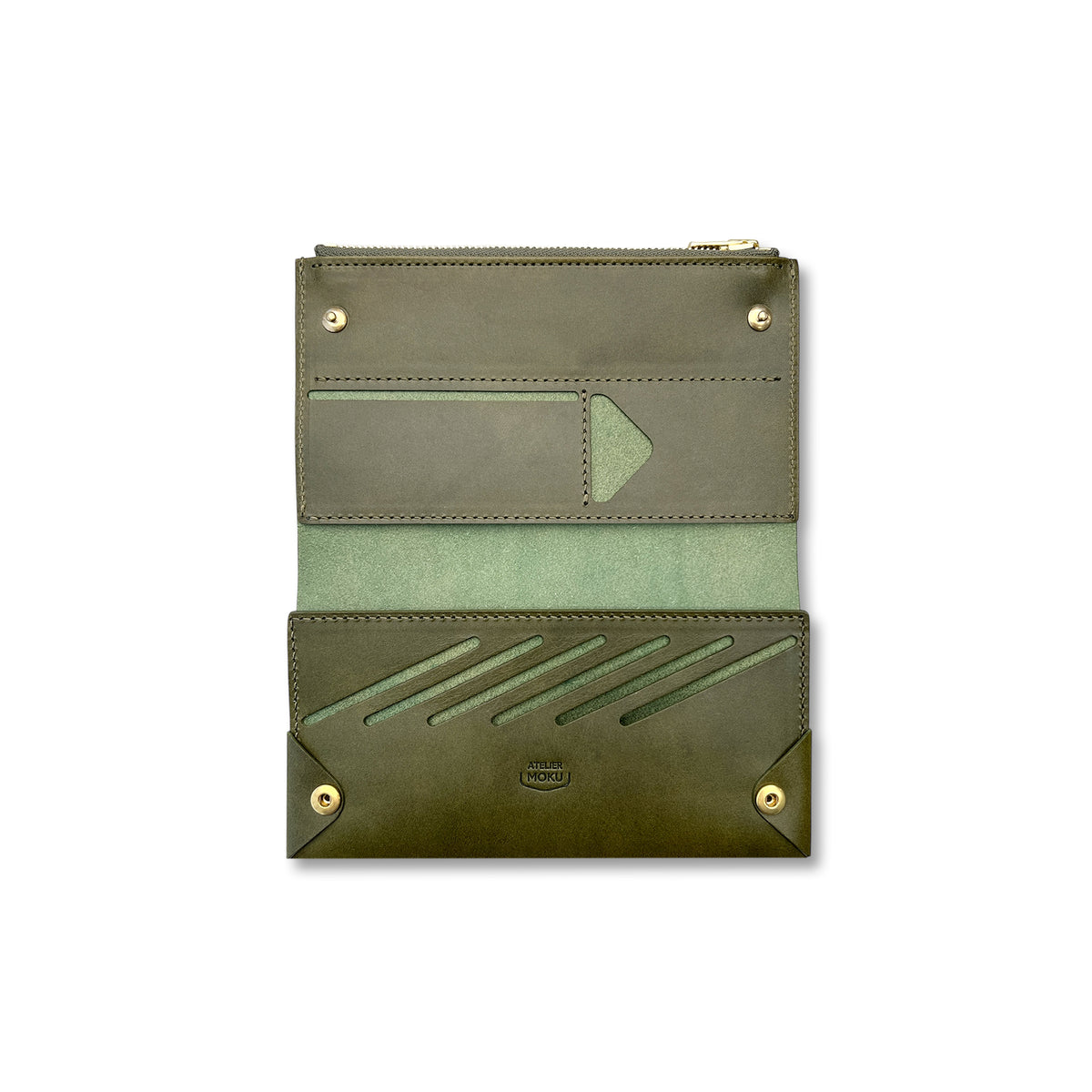 Small and thin long wallet UNO ver.2 Buttero