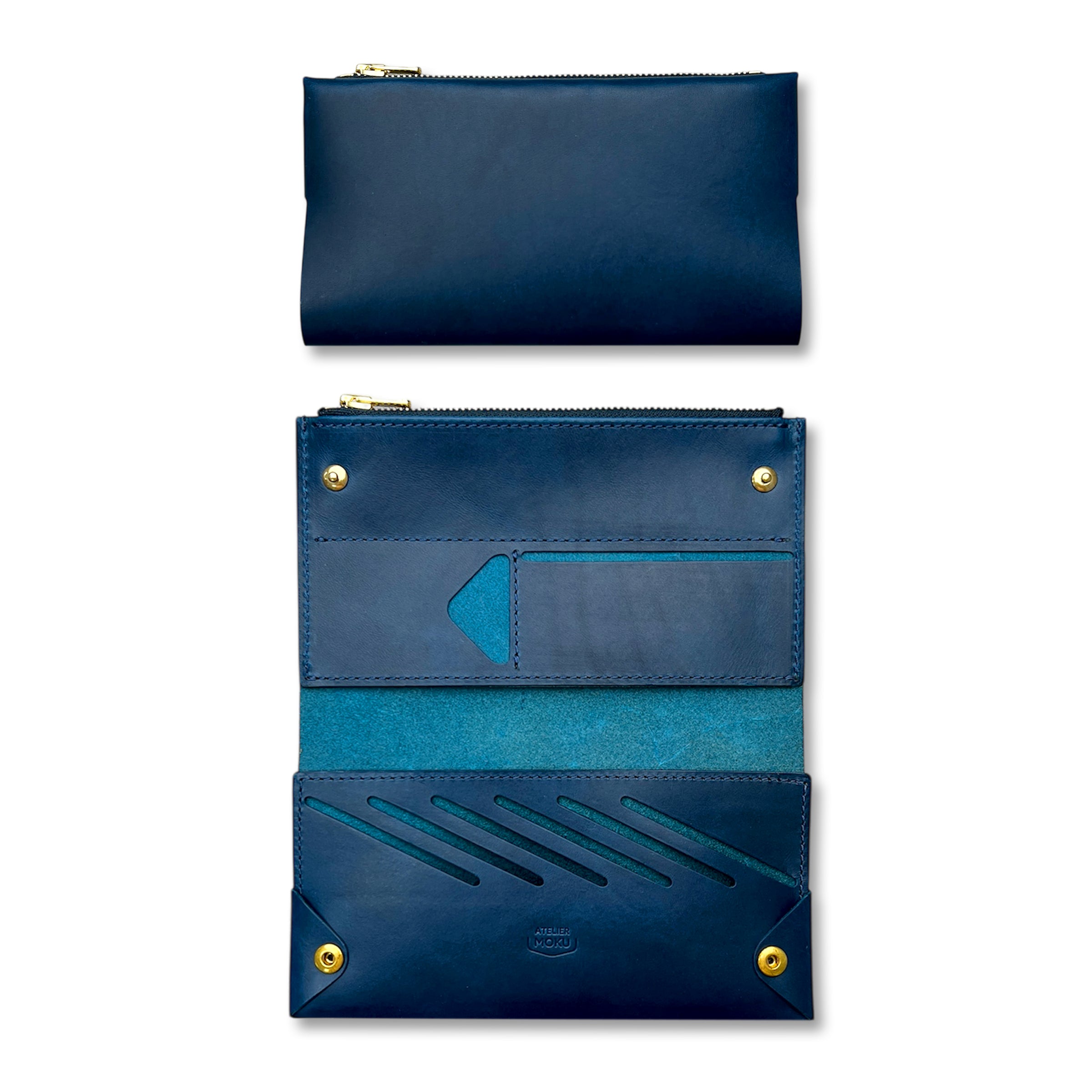 薄い財布 メンズ・レディース/小さく薄い長財布UNO ver.2 Buttero