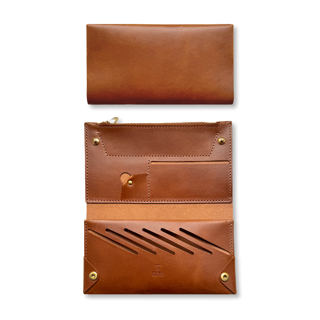 Small and thin long wallet Uno Buttero