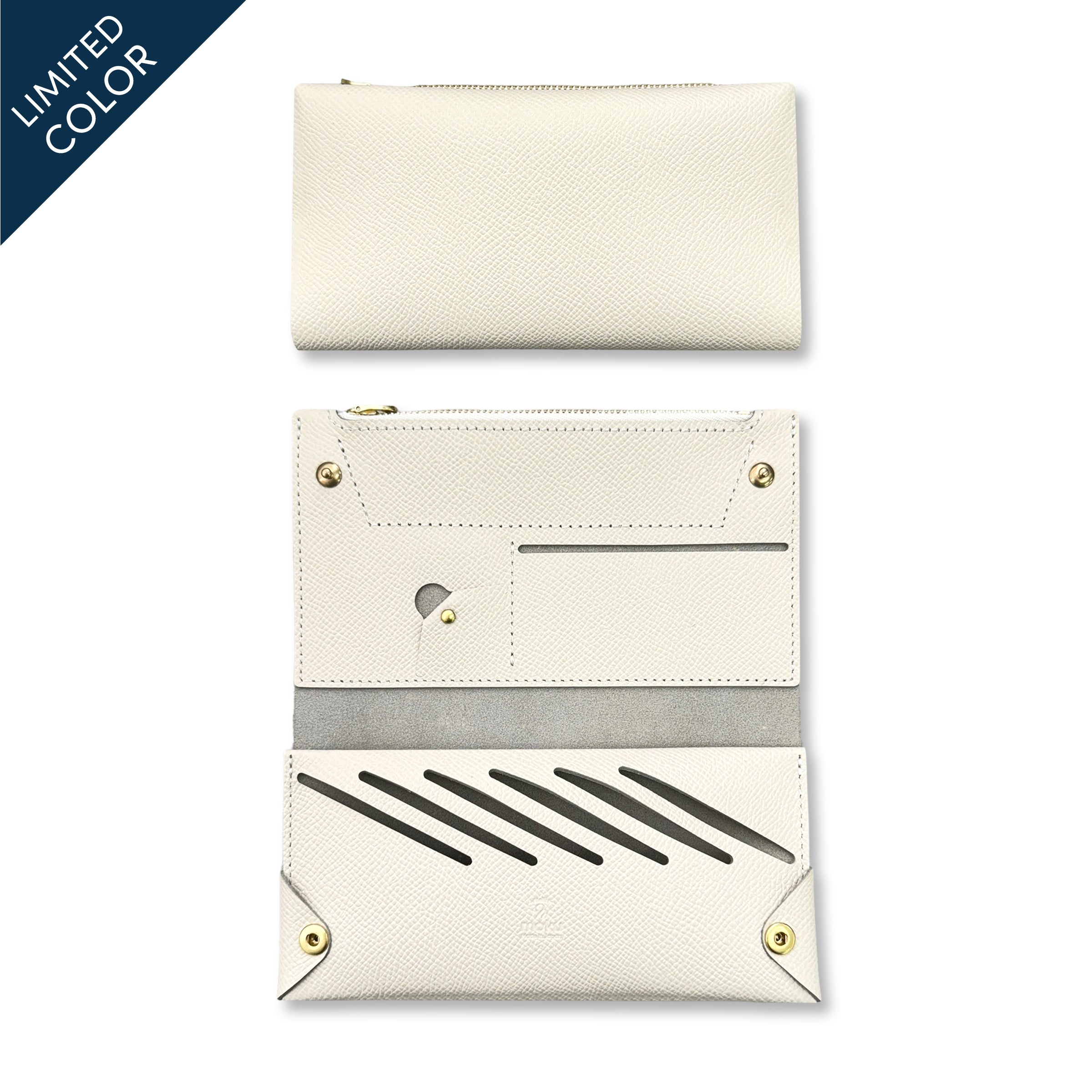 [24 Spring/Special Edition] Small and thin long wallet Uno Veau Epsom