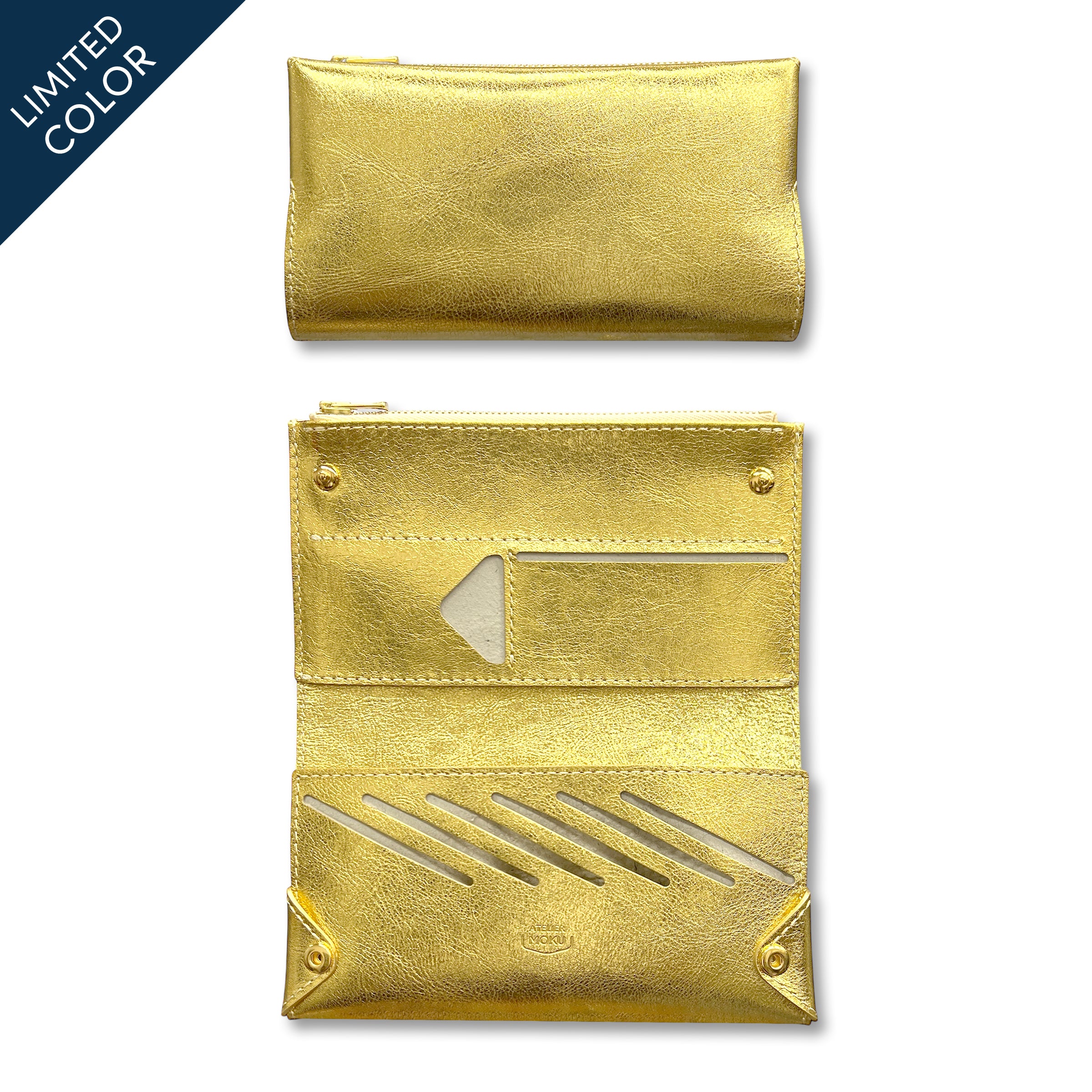 Small and thin long wallet UNO ver.2 Plus Metallic Shrink