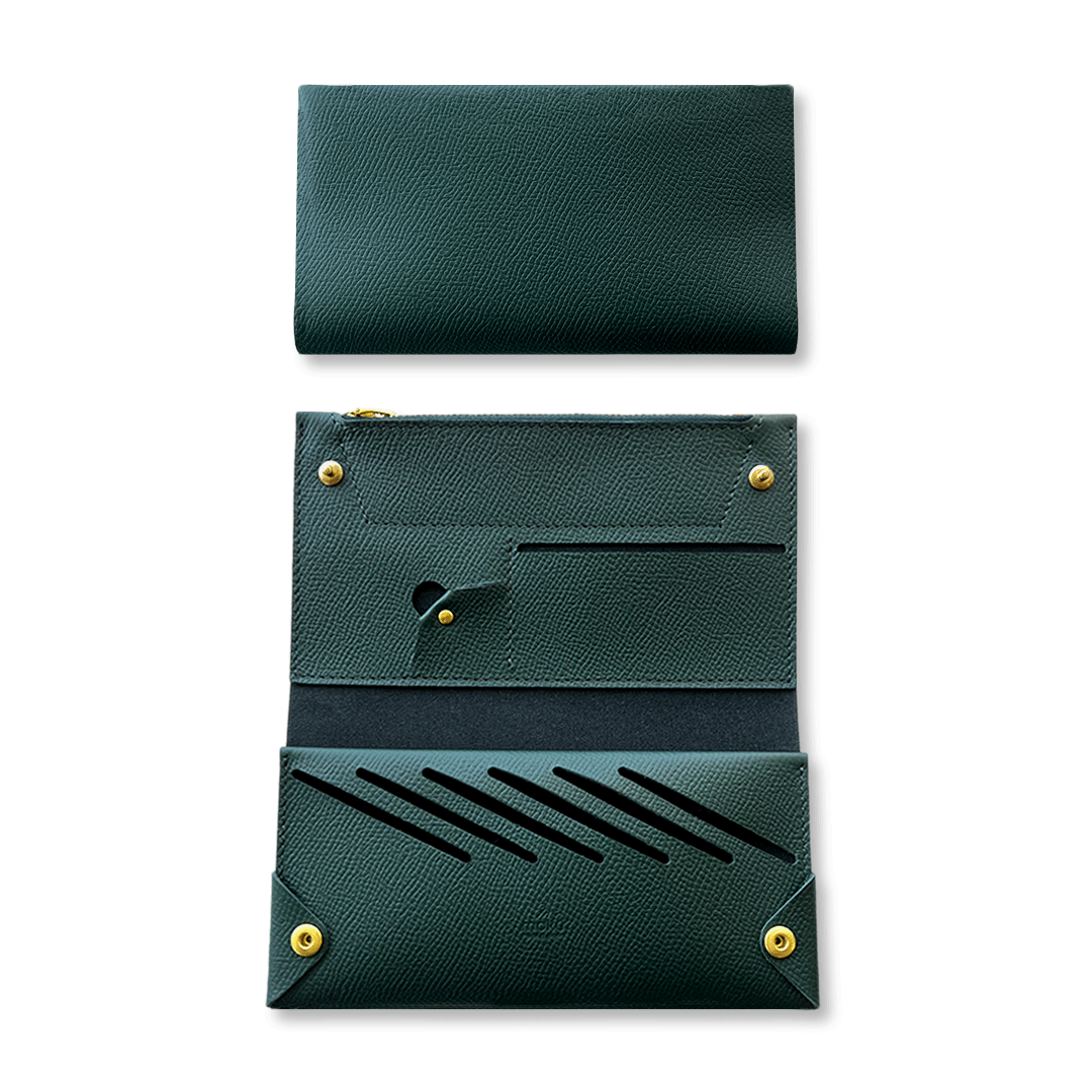 Small and thin long wallet Uno Noblessa