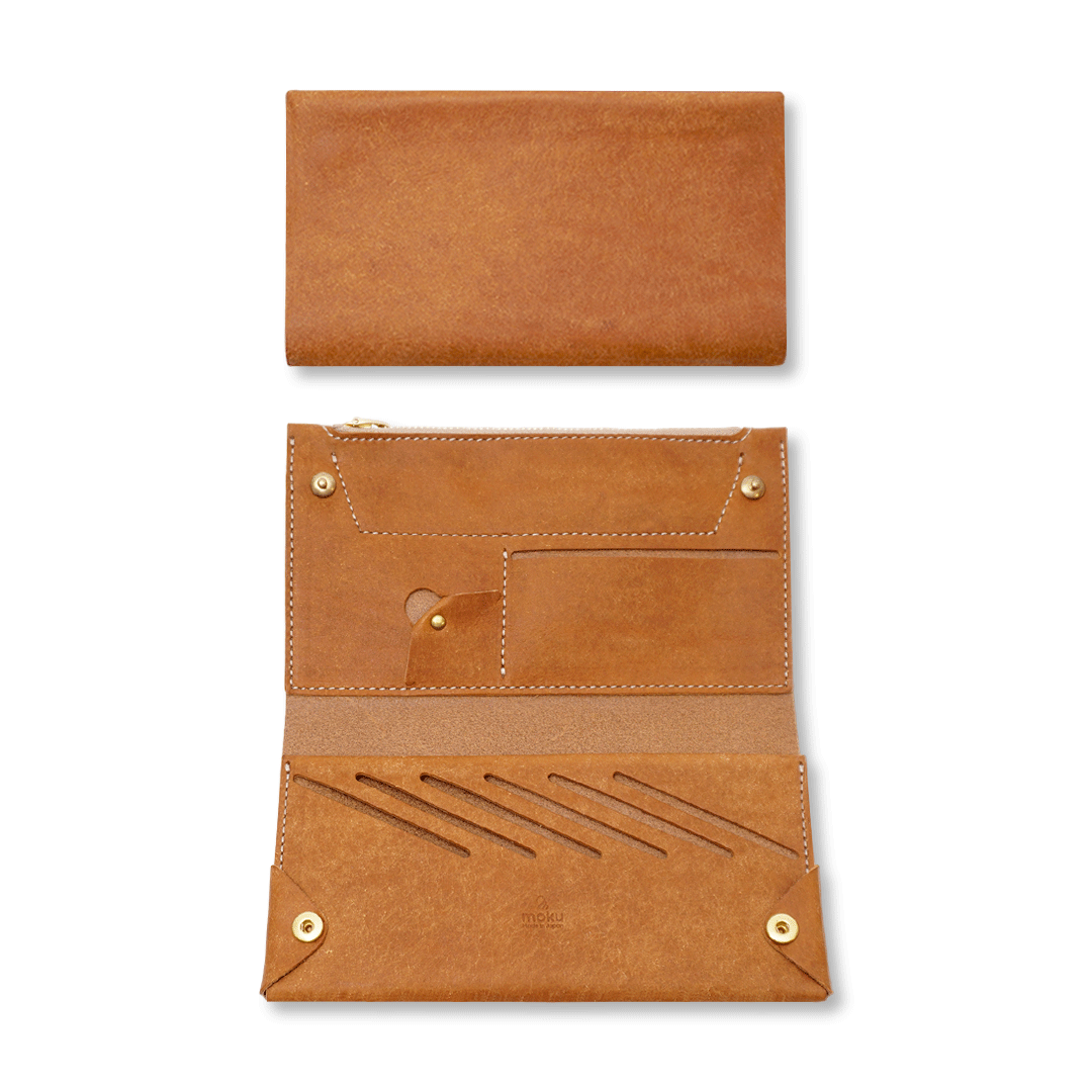 Small and thin long wallet Uno Pueblo