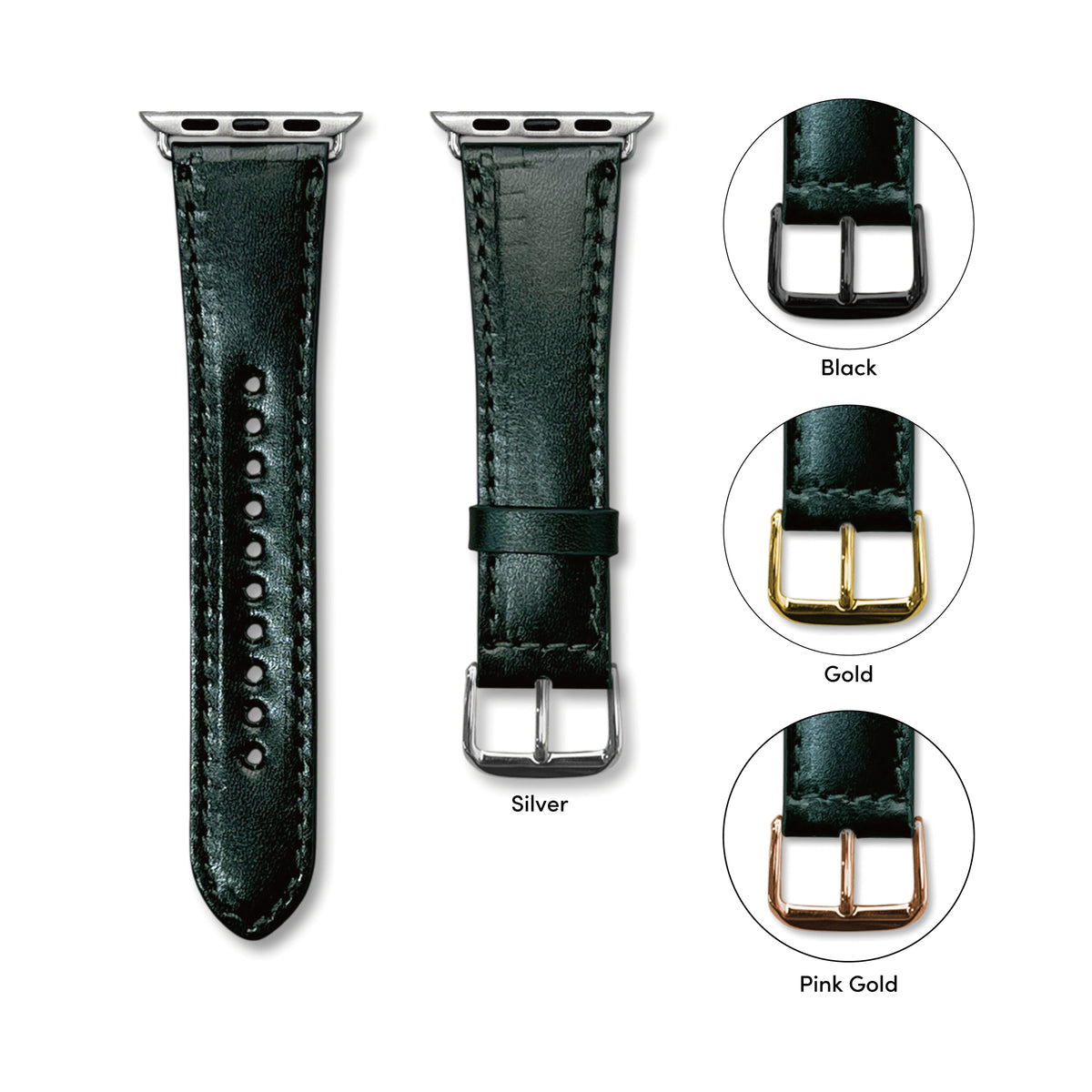[10月末注文締切] Apple Watchバンド Wacchi Cordovan